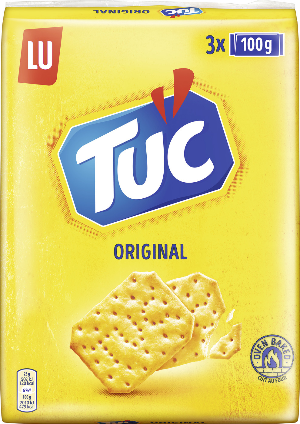 LU Tuc Cracker Original 3x 100G