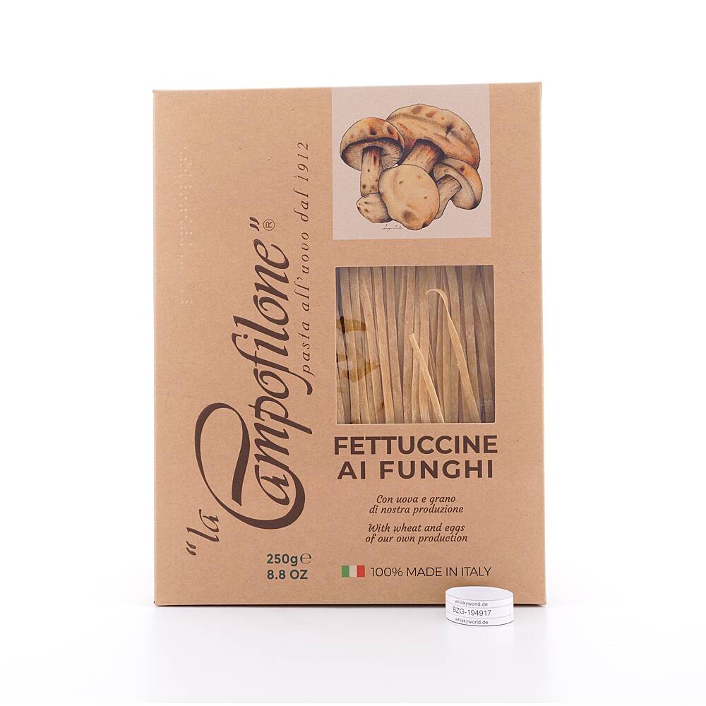 La Campofilone Fettuccine Eiernudeln mit Pilzen 250 g La Campofilone Fettuccine Eiernudeln mit Pilzen 250 g