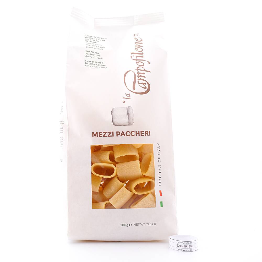 La Campofilone Mezzi Paccheri 500 g La Campofilone Mezzi Paccheri 500 g