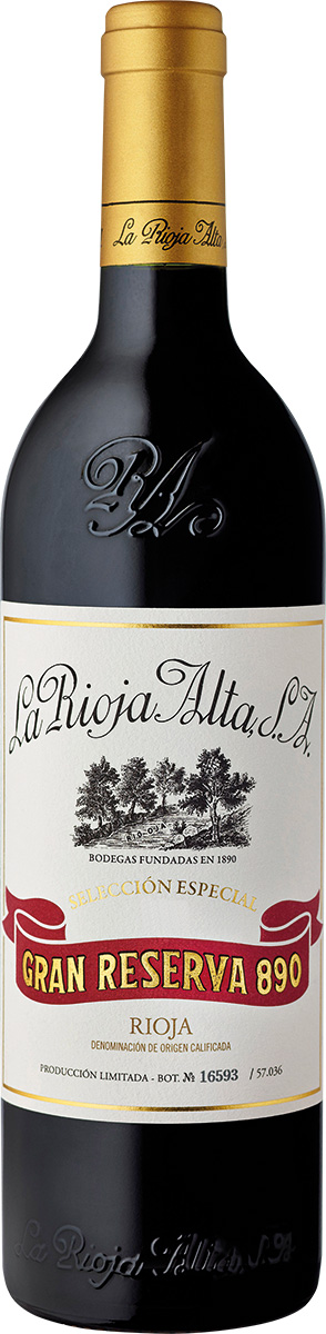 La Rioja Alta Gran Reserva 890 'Selección Especial' a