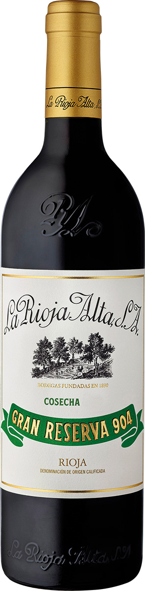 La Rioja Alta Gran Reserva 904 'Selección Especial'a La Rioja Alta Gran Reserva 904 'Selección Especial'a
