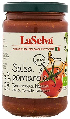 LaSelva Tomatensauce "Salsa pomarola", klassisch italienisch (280 g) - Bio von La Selva
