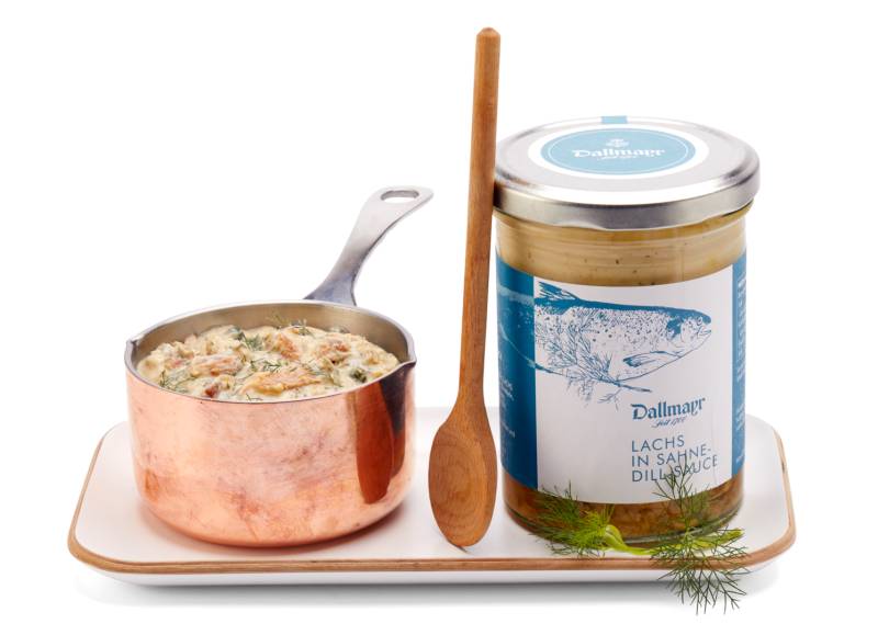 Lachs in Sahne-Dill-Sauce von Alois Dallmayr KG