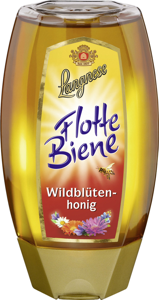 Langnese Flotte Biene Wildblüten Honig 250G Langnese Flotte Biene Wildblüten Honig 250G
