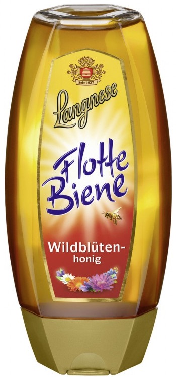 Langnese Flotte Biene Wildblüten Honig 500G Langnese Flotte Biene Wildblüten Honig 500G