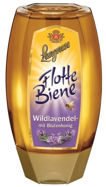 Langnese Flotte Biene Wildlavendel- mit Blütenhonig 250G