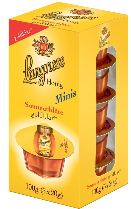 Langnese Minis Sonnenblüte Honig goldklar 5ST 100G