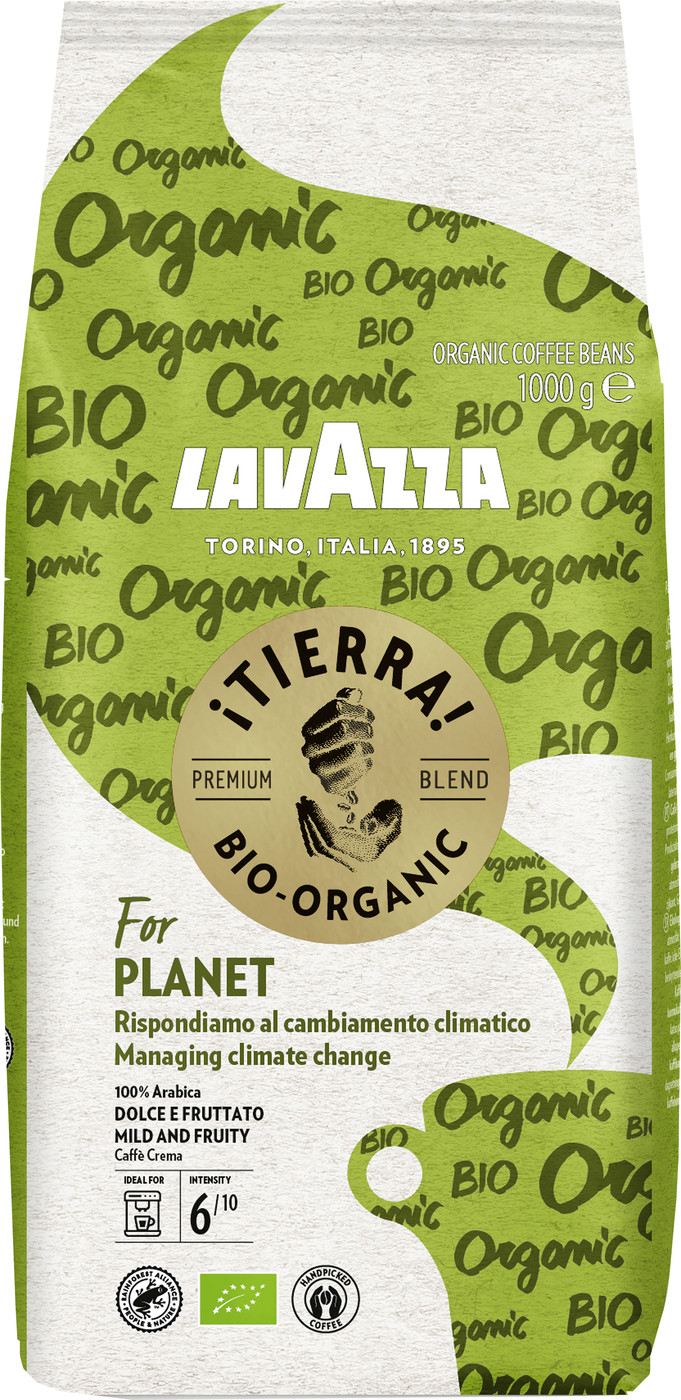 Lavazza Bio Tierra For Planet ganze Bohnen 1KG