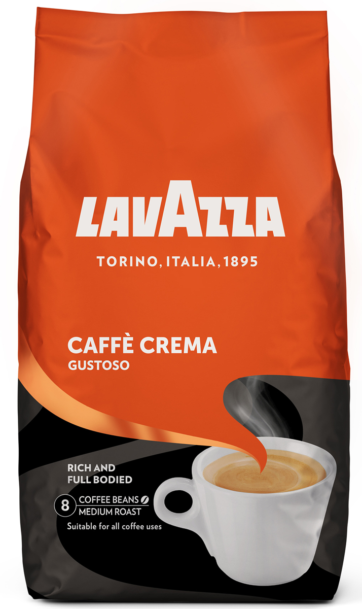 Lavazza Caffe Crema Gustoso Bohnen 1KG