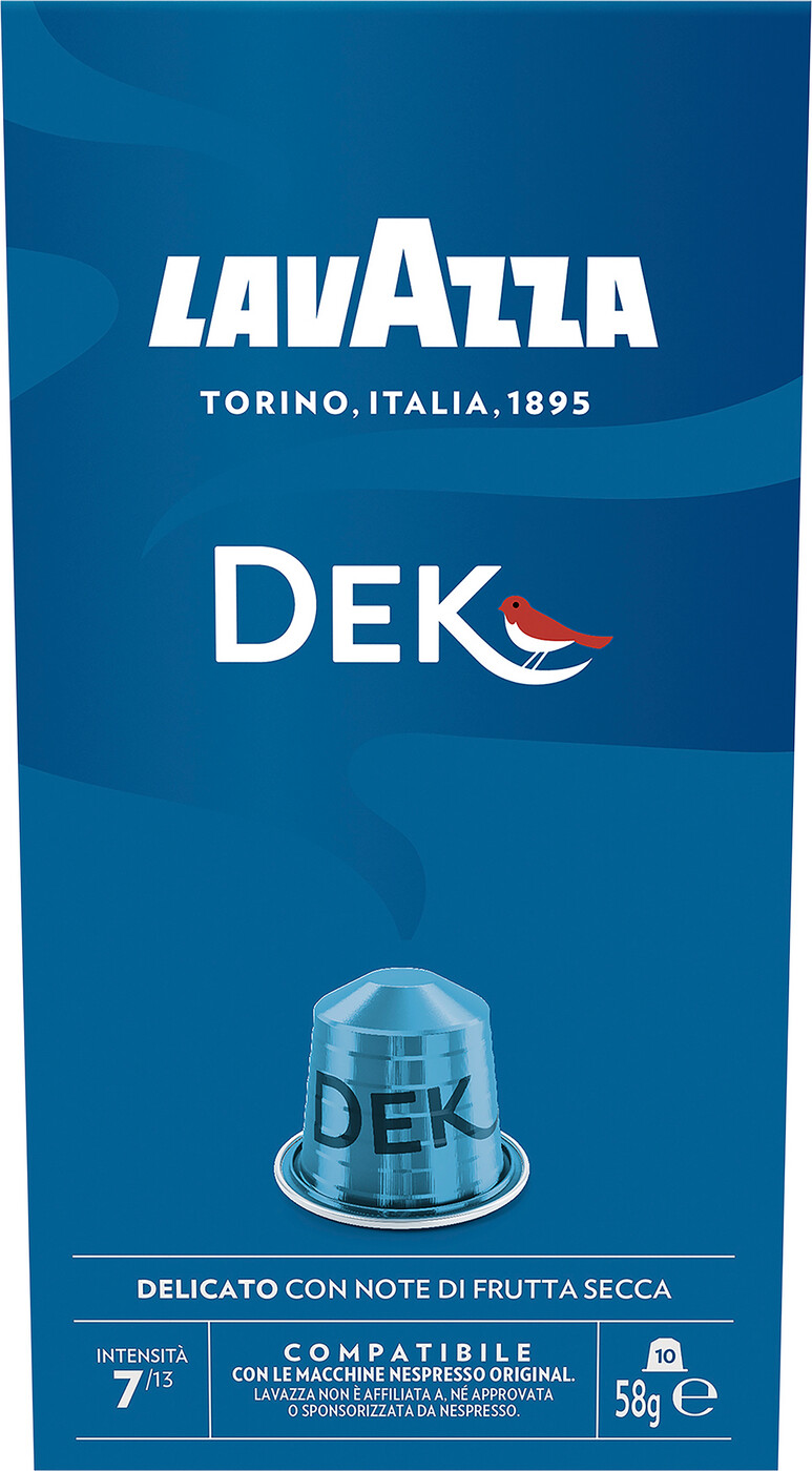 Lavazza DEK 10ST 58G Lavazza DEK 10ST 58G