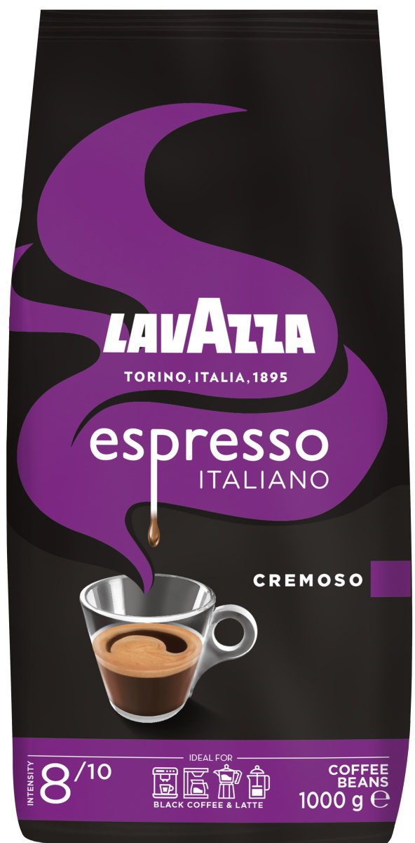 Lavazza Espresso Cremoso Bohnen 1KG Lavazza Espresso Cremoso Bohnen 1KG