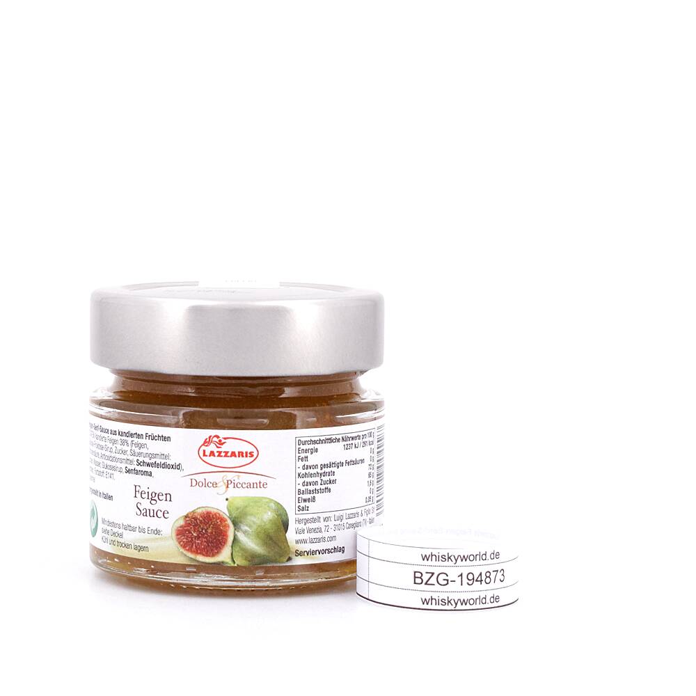 Lazzaris Feigen-Senf-Sauce aus kandierten Früchten 120 g Lazzaris Feigen-Senf-Sauce aus kandierten Früchten 120 g