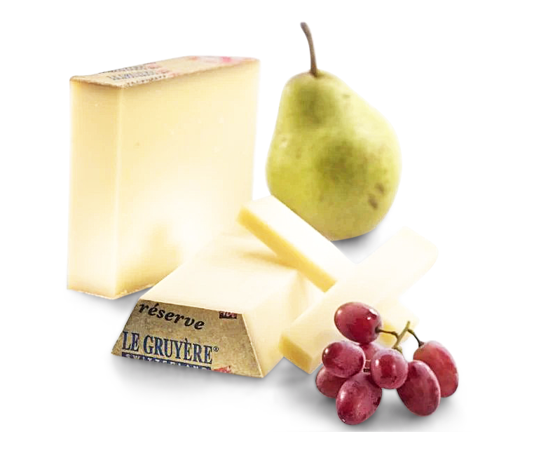 Le Gruyère AOP Réserve Rohmilch, mind. 49% Fett i. Tr. Le Gruyère AOP Réserve Rohmilch, mind. 49% Fett i. Tr. von Alois Dallmayr KG