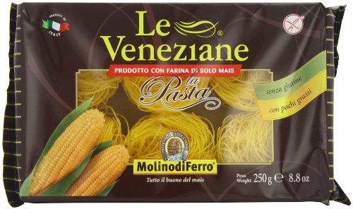 Le Veneziane glutenfrei Mais Pasta Capellini [4 Pack]