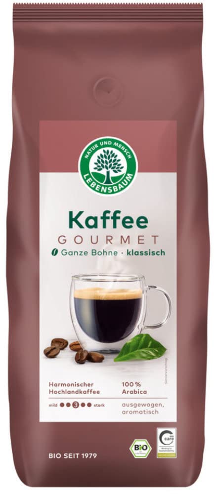 Lebensbaum Gourmet-Kaffee klassisch 1kg Bohne Lebensbaum Gourmet-Kaffee klassisch 1kg Bohne