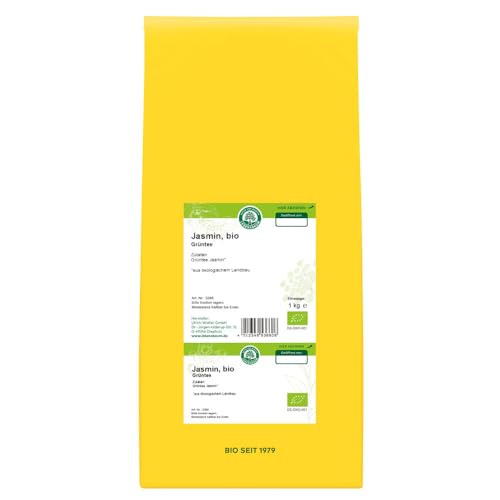 LEBENSBAUM Bio Jasmin Grüntee, grüner Tee lose, Jasmintee, duftend intensiv, 1 kg von Lebensbaum