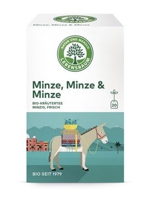 Lebensbaum Tee Minze, Minze & Minze