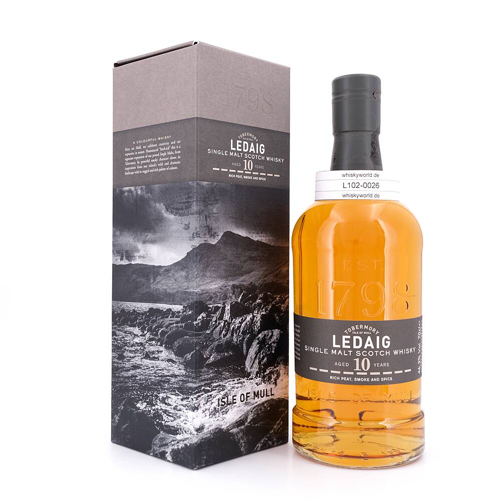 Ledaig 10 Jahre 0,70 L/ 46.3% vol