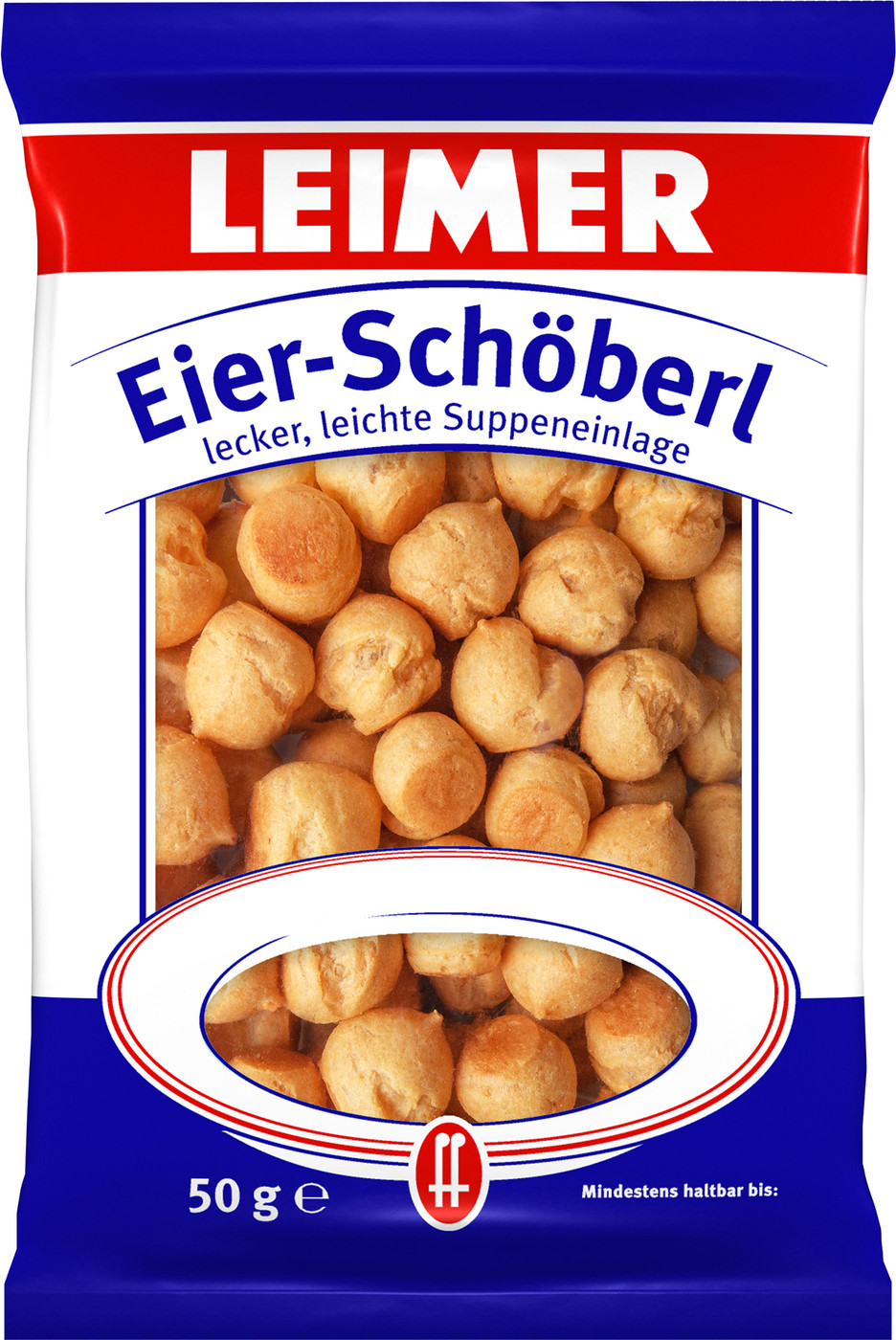Leimer Eier-Schöberl Suppeneinlage 50G