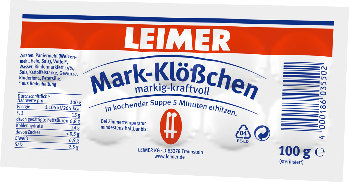 Leimer Markklößchen 100G