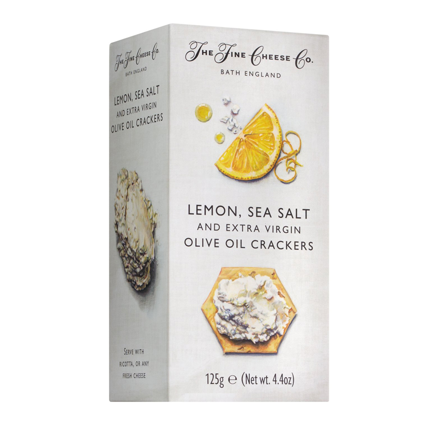 Lemon, Sea Salt & Olive Oil Crackers