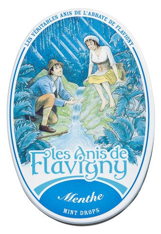 Les Anis de Flavigny MENTHE (MInze) - 12x 50 g - (und in 5 weiteren Geschmacksrichtungen) von Les Anis de Flavigny