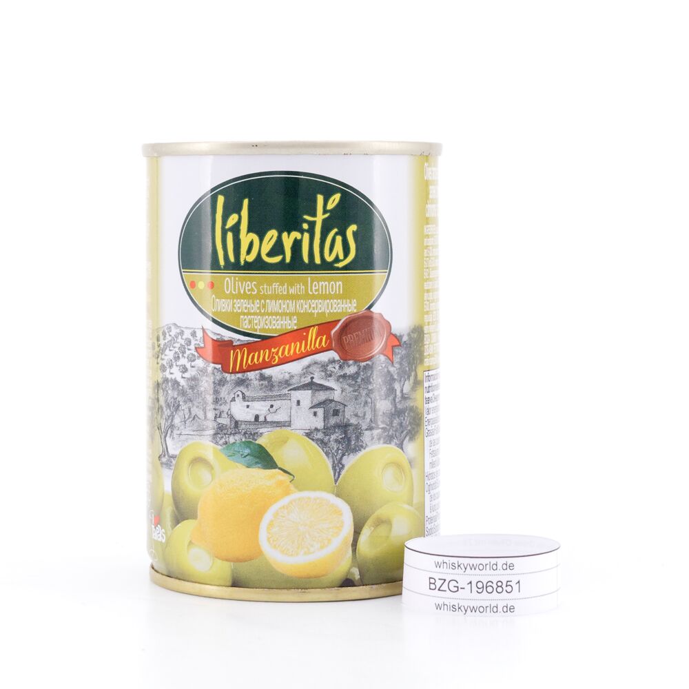 Liberitas Grüne Oliven gefüllt mit Zitrone 280 g