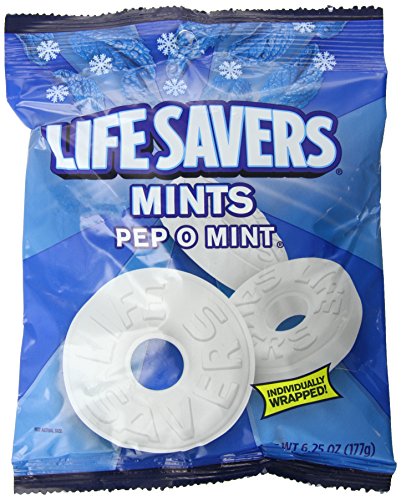Life Savers Pep-O-Mint, 6.25-Ounce (Pack of 12)