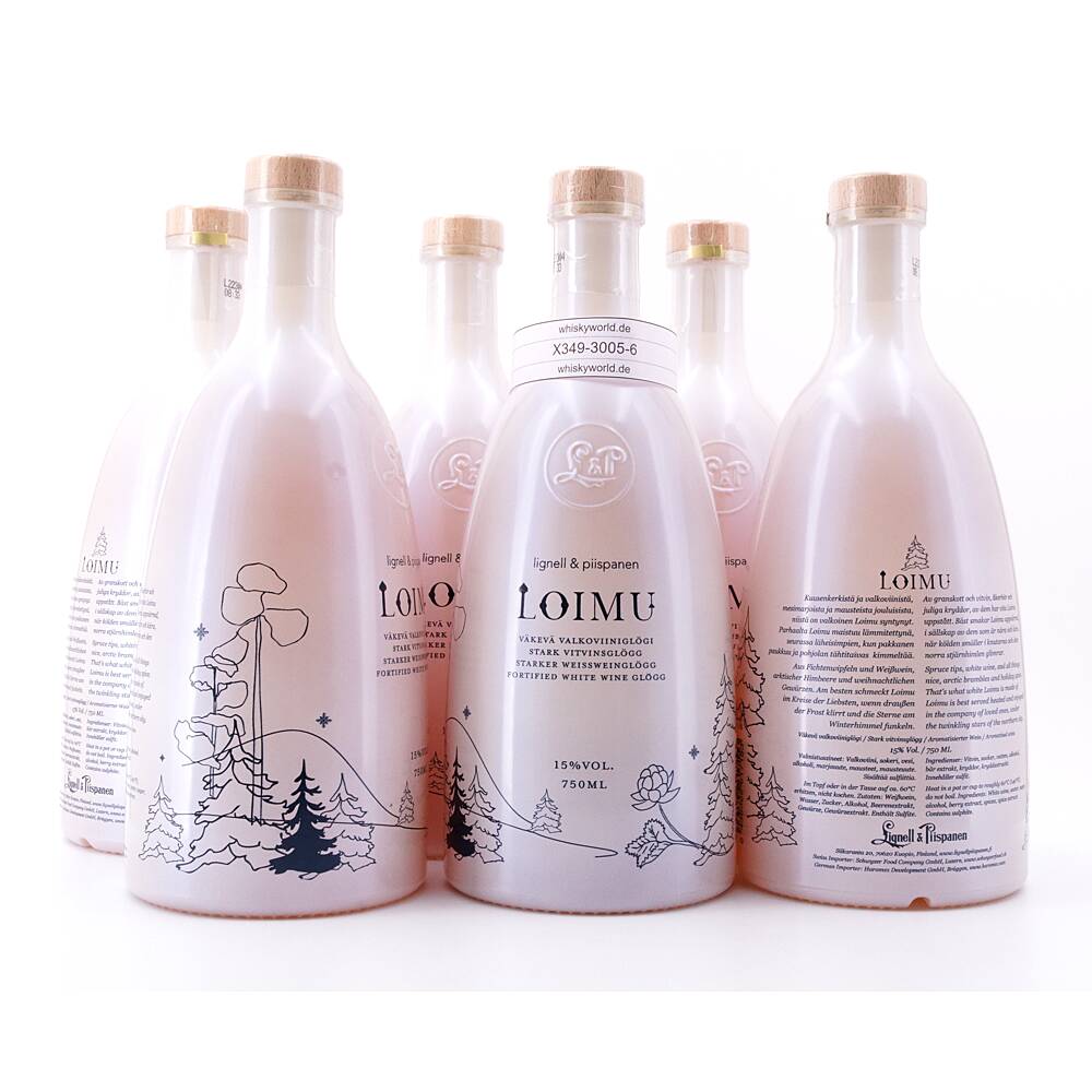 Lignell & Piispanen Loimu Glögg Weiß Vorteils-Set 4,50 L/ 15.0% vol