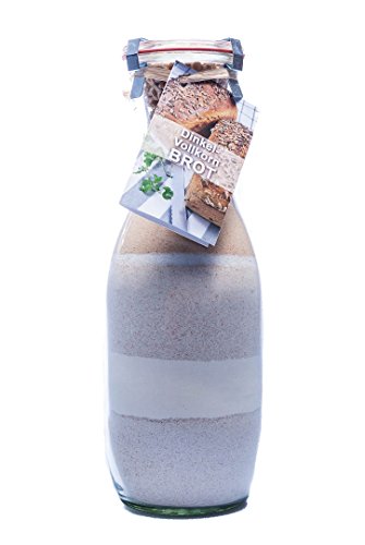 Löbke Hof Backmischung Dinkel-Vollkorn-Brot, 1062ml Weckflasche