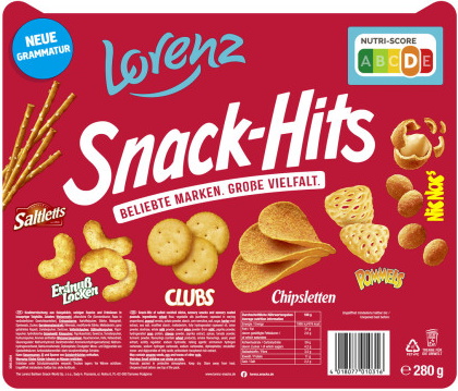 Lorenz Snack-Hits 280G