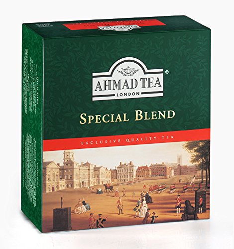 Ahmad Tea Special Blend - Schwarzer Tee mit Bergamotte - Spezialmischung Assam & Ceylon - Doppelkammer-Teebeutel mit Band mit 2g Tee pro Portion - 100 Teebeutel von Ahmad Tea