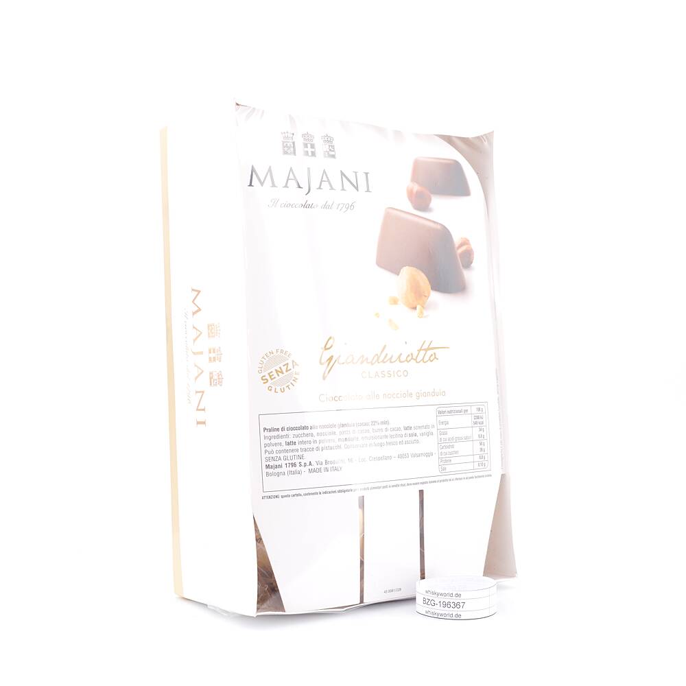 MAJANI Gianduiotto CLASSICO 100 Stück einzeln 1000 g MAJANI Gianduiotto CLASSICO 100 Stück einzeln 1000 g