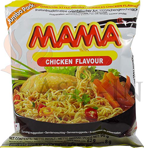 MAMA Instant Nudelsuppe Huhn Jumbo Pack 20 x 90g