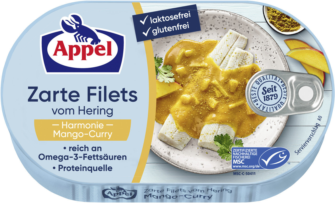 MSC Appel Heringsfilets Harmonie Mango-Curry 200G