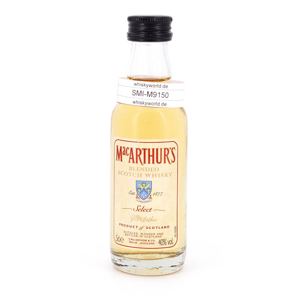 MacArthurs 3 Jahre Miniatur 0,050 L/ 40.0% vol MacArthurs 3 Jahre Miniatur 0,050 L/ 40.0% vol