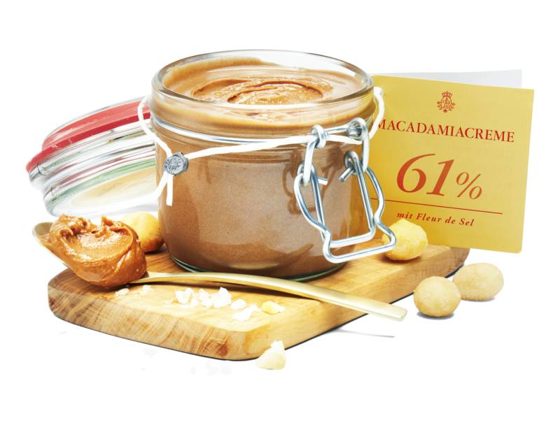 Macadamiacreme 61% mit Fleur de Sel vegan Dallmayr von Dallmayr Pralinenmanufaktur