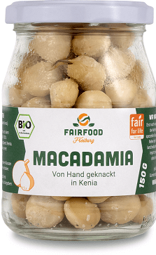 Macadamianüsse naturbelassen im Glas Macadamianüsse naturbelassen im Glas