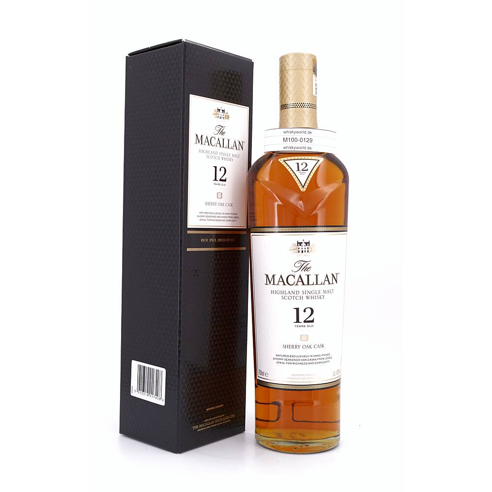 Macallan 12 Jahre Sherry Cask 0,70 L/ 40.0% vol