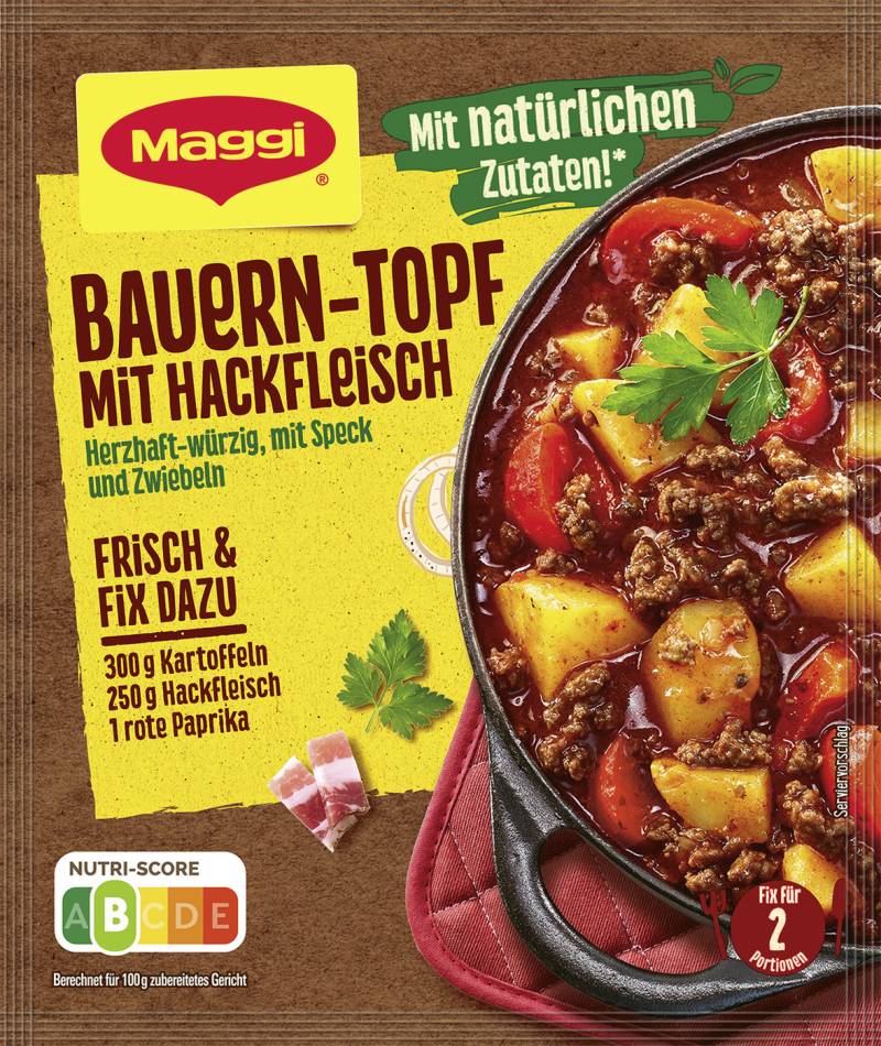 Maggi Bauern-Topf mit Hackfleisch 39G  MHD 05.2025