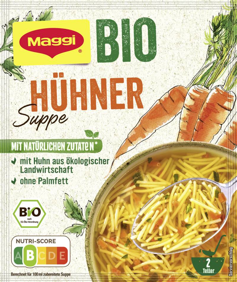 Maggi Bio Hühner Suppe ergibt 500ML