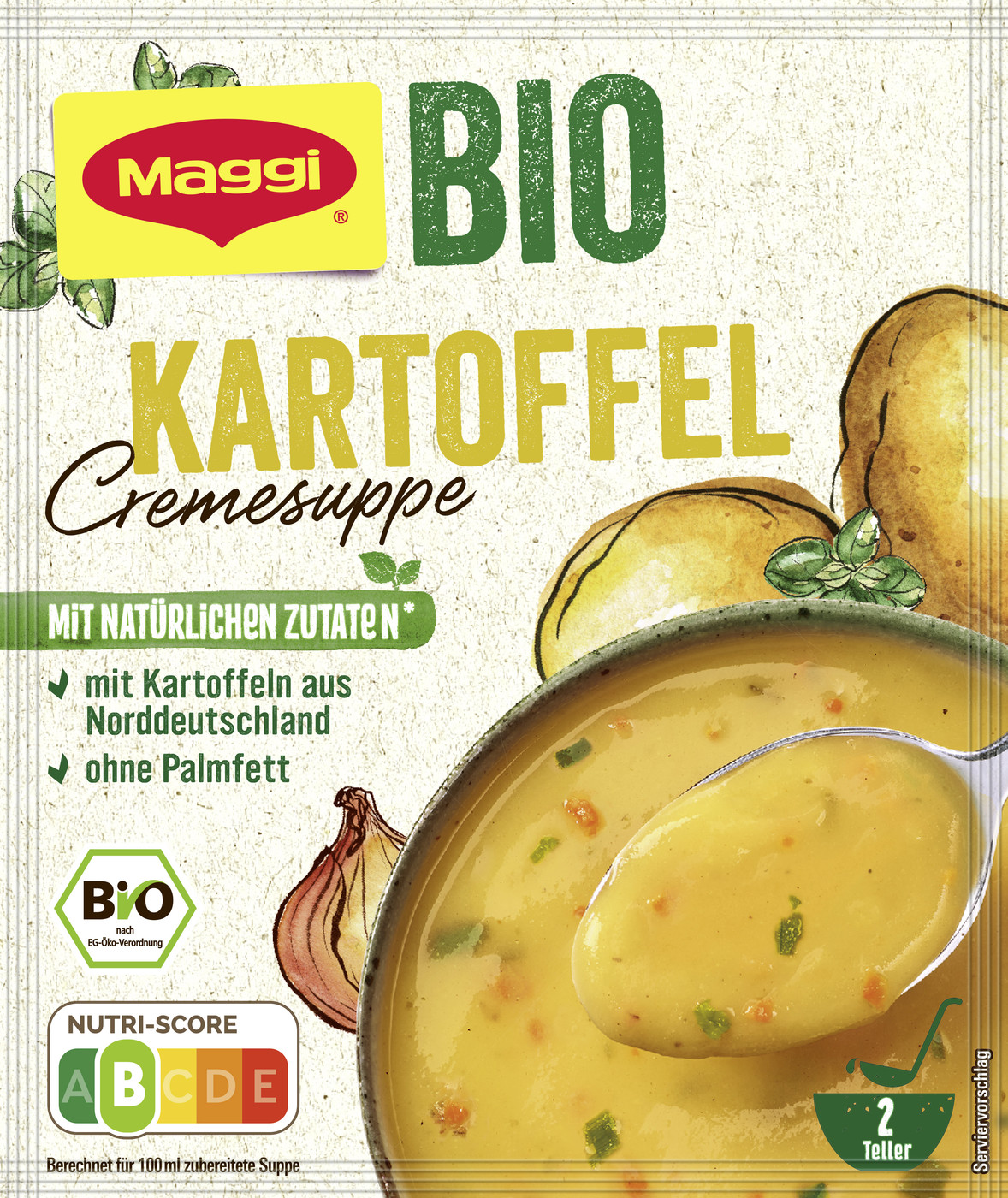 Bio Maggi Kartoffel Cremesuppe für 500ml
