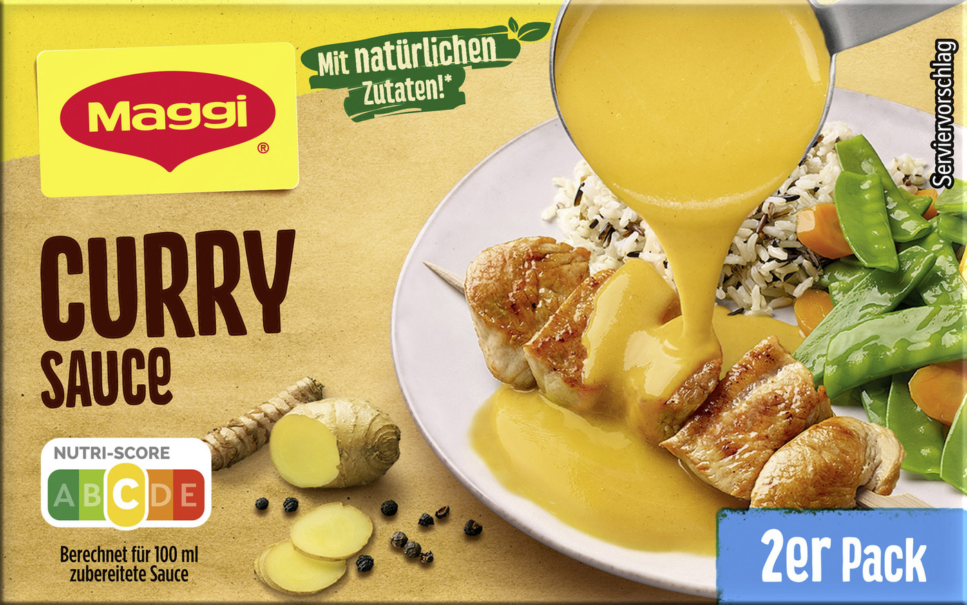 Maggi Curry Sauce ergibt 2x 250ML