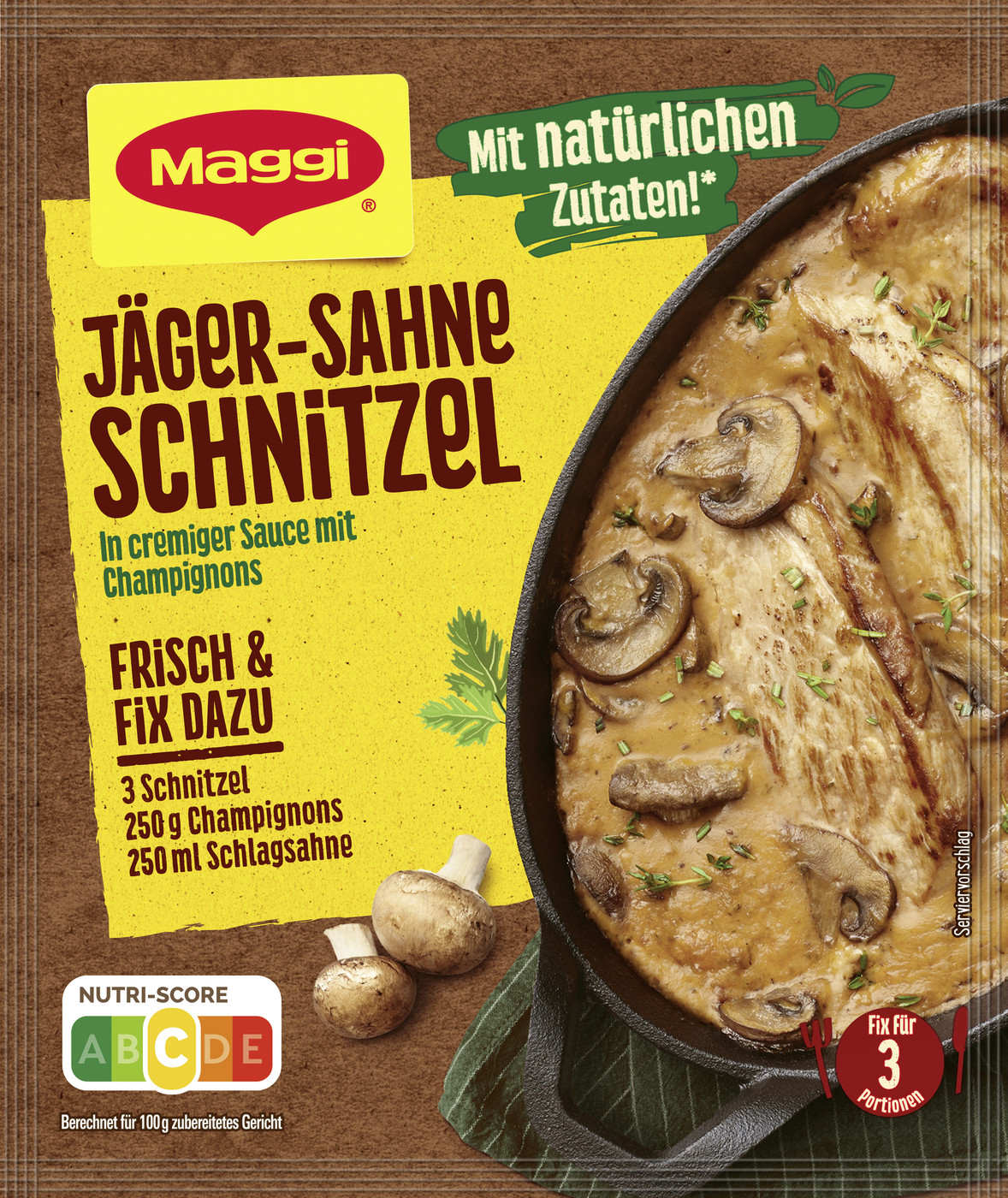 Maggi Fix Jäger Sahne Schnitzel 27G