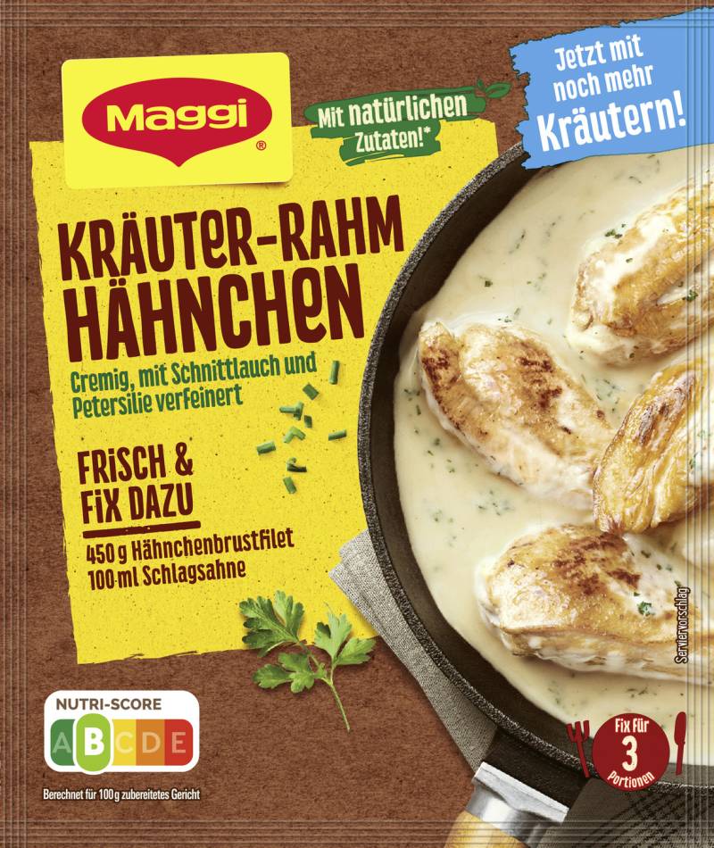 Maggi Fix Kräuter Rahm Hähnchen 35G