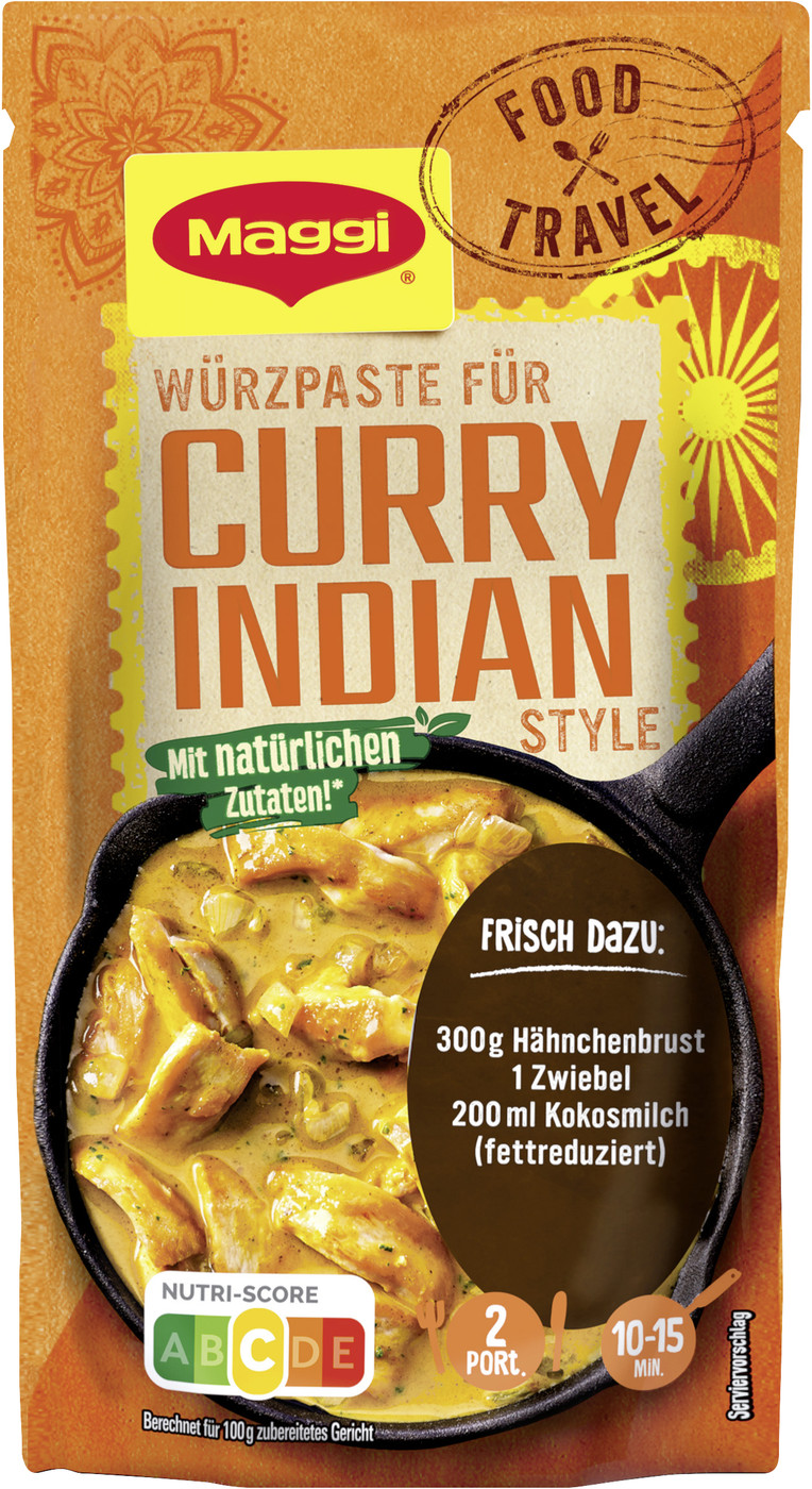 Maggi Food Travel Curry Indian Style 65G