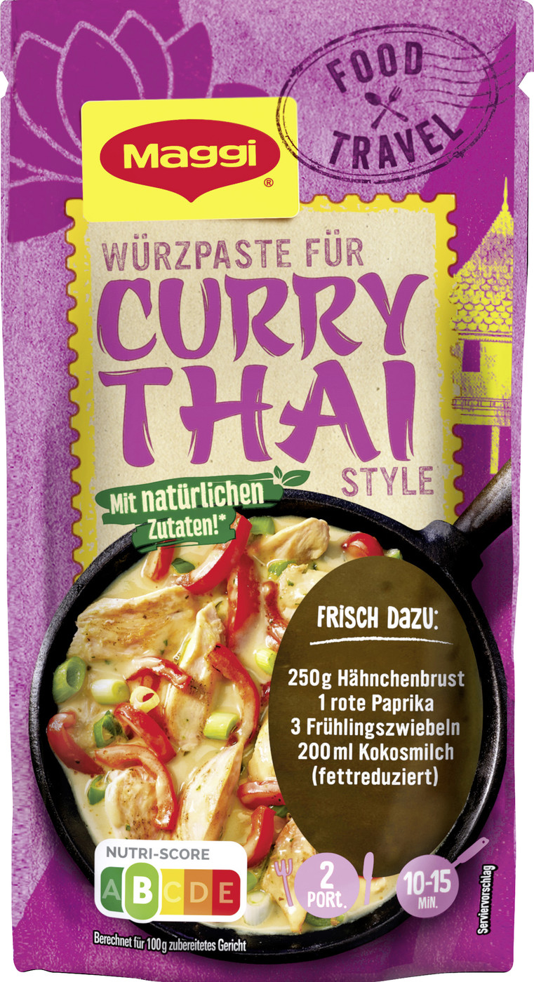 Maggi Food Travel Curry Thai Style 65G Maggi Food Travel Curry Thai Style 65G