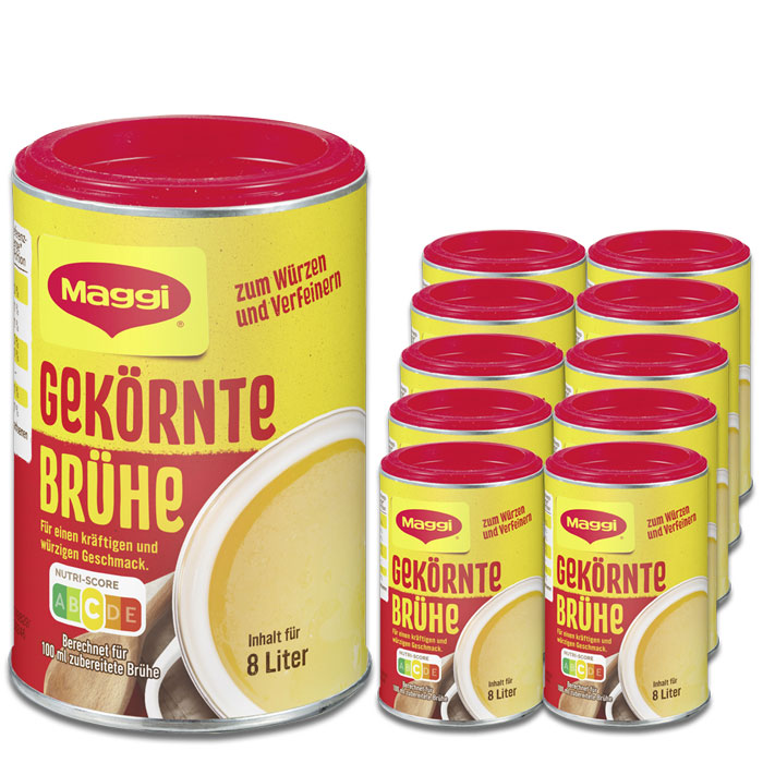 Maggi Gekörnte Brühe 10x125G Maggi Gekörnte Brühe 10x125G