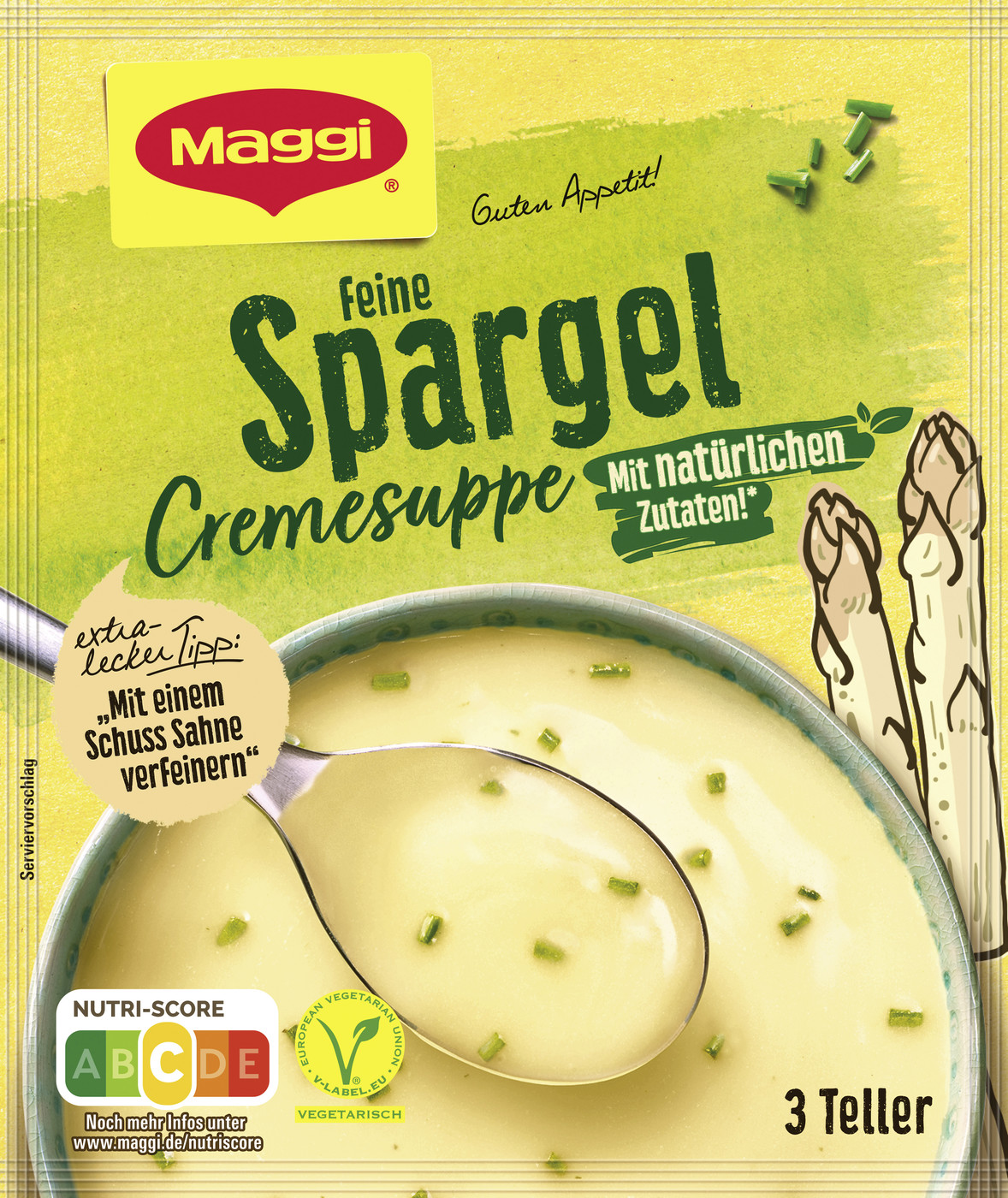 Maggi Guten Appetit Spargel Cremesuppe ergibt 750ML