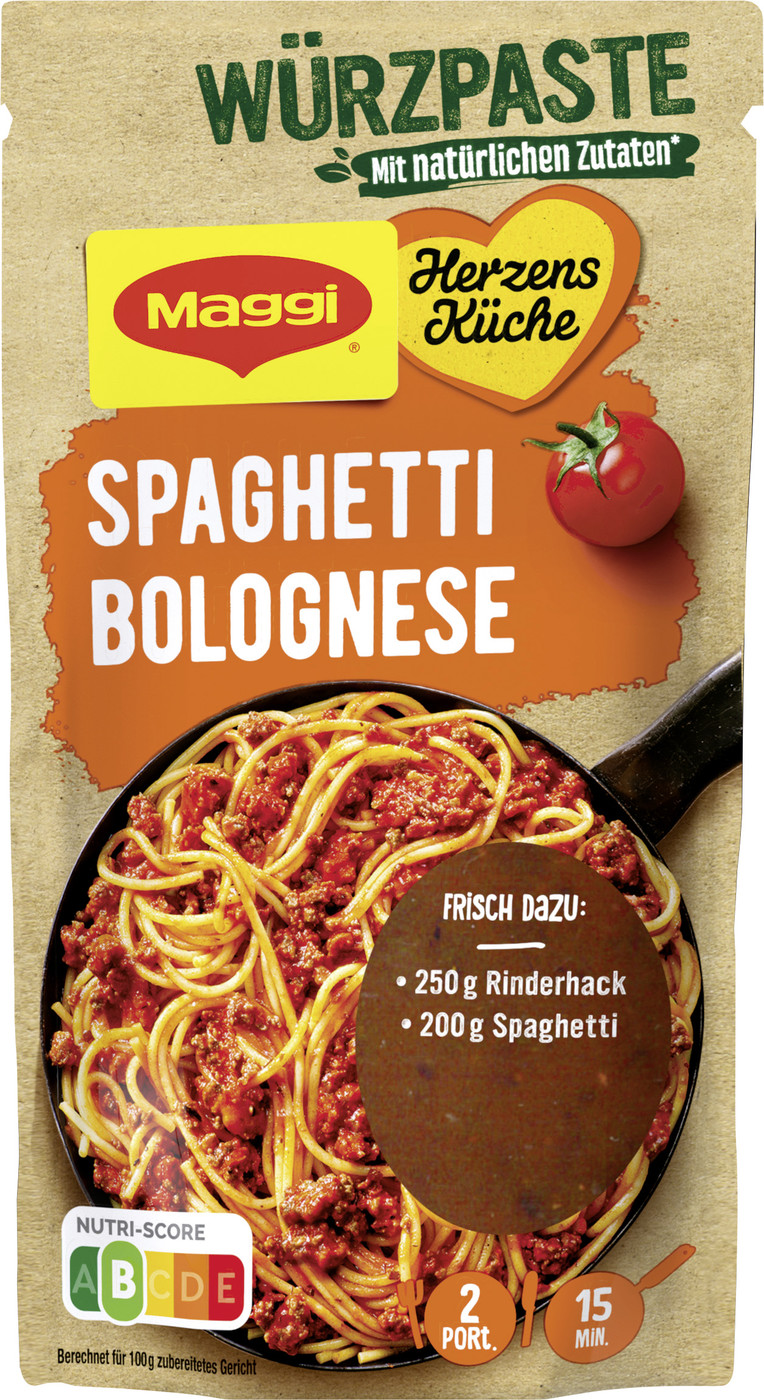 Maggi Herzensküche Spaghetti Bolognese 85G